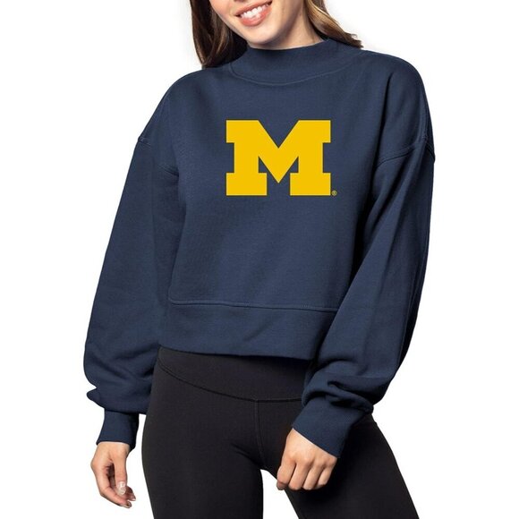Other - NCAA Womens Michigan Wolverines Sweatshirt Cotton Polyester Large Gameday Casual